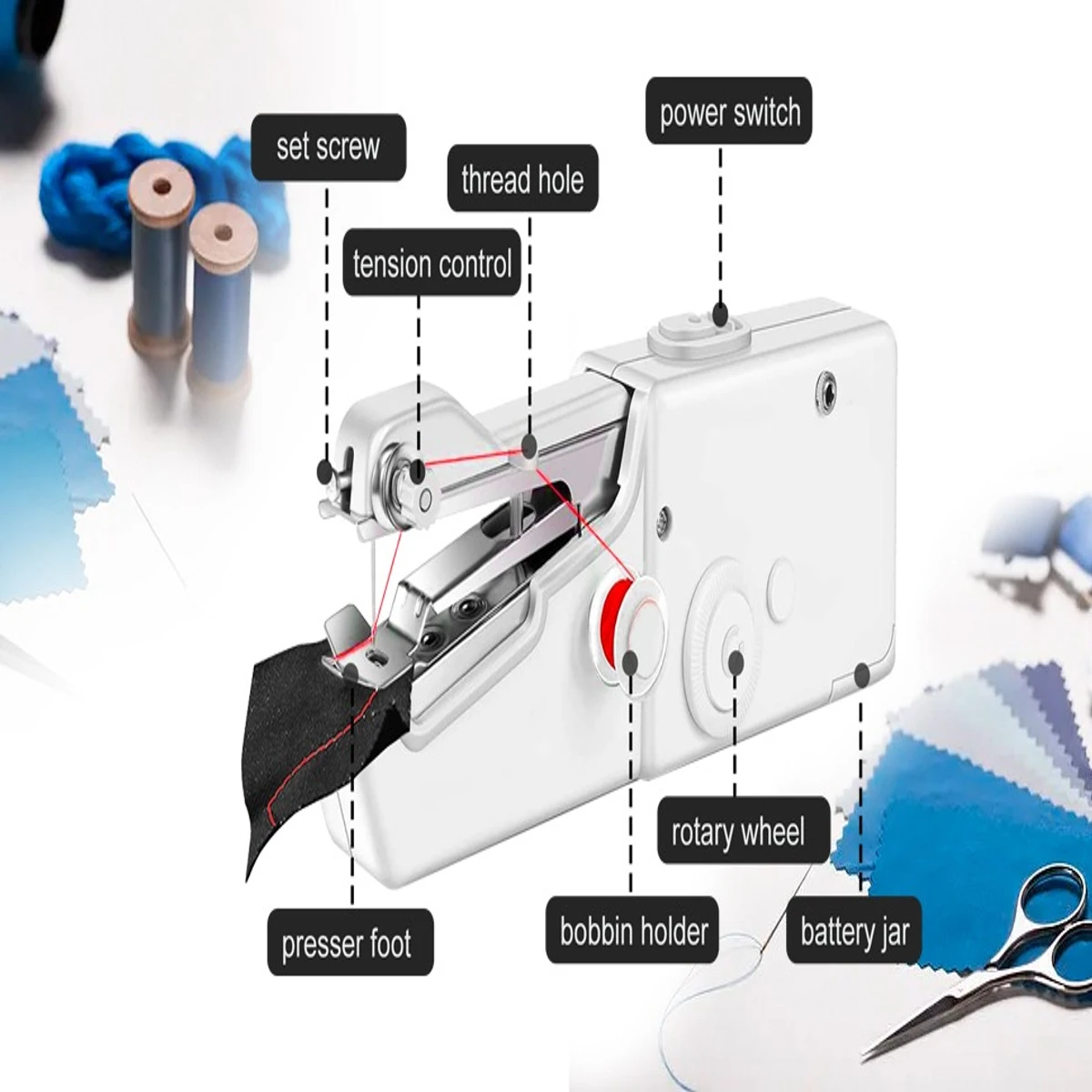 Handy stitch mini sewing machine 1 ps